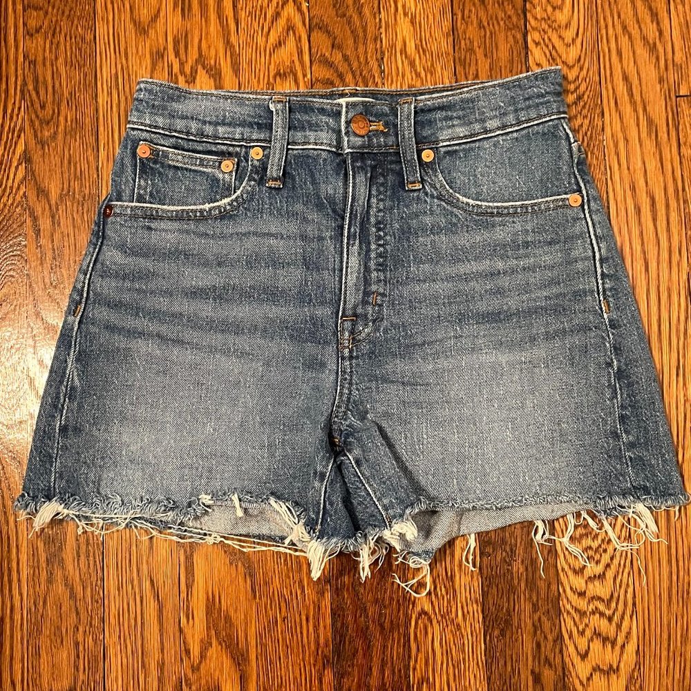 Madewell High-Rise Cutoff Denim Shorts 25